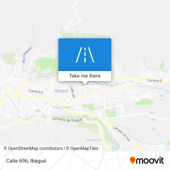 Mapa de Calle 69b