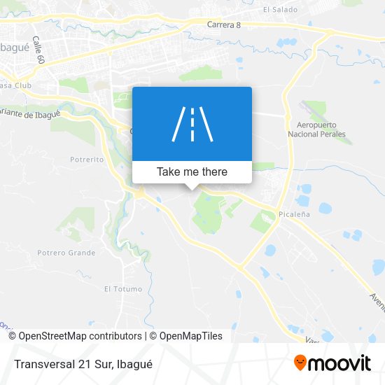Transversal 21 Sur map