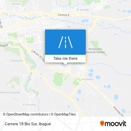 Carrera 18 Bis Sur map