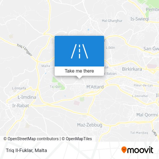 Triq Il-Fuklar map
