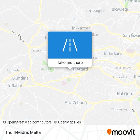Triq Il-Midra map