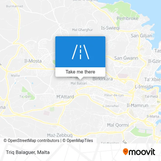 Triq Balaguer map