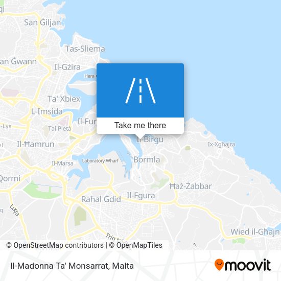 Il-Madonna Ta' Monsarrat map