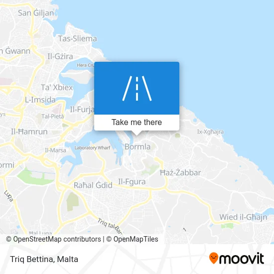 Triq Bettina map