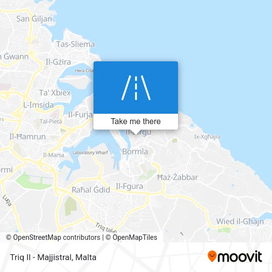 Triq Il - Majjistral map