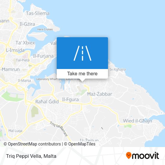 Triq Peppi Vella map