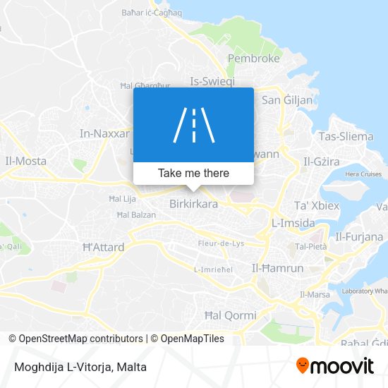 Moghdija L-Vitorja map