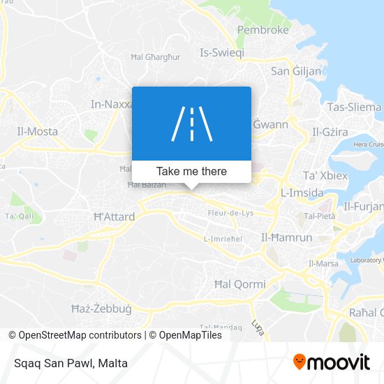 Sqaq San Pawl map