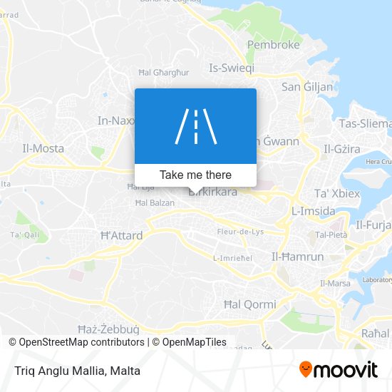 Triq Anglu Mallia map