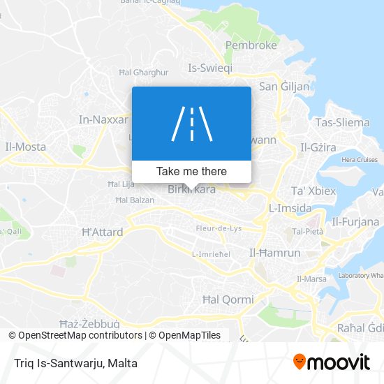 Triq Is-Santwarju map