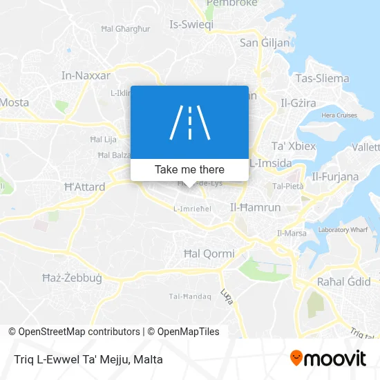 Triq L-Ewwel Ta' Mejju map