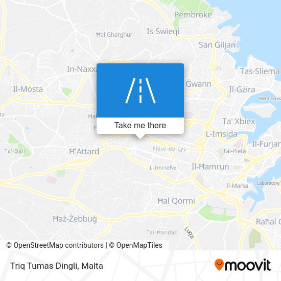 Triq Tumas Dingli map