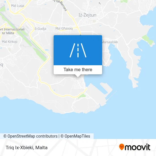Triq Ix-Xbieki map