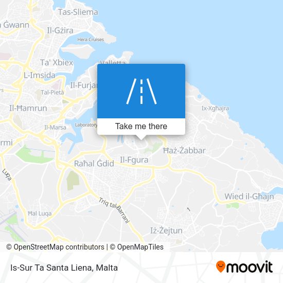 Is-Sur Ta Santa Liena map