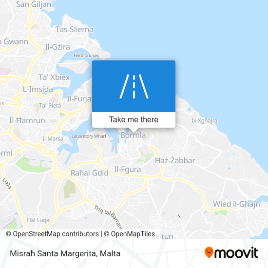 Misraħ Santa Margerita map