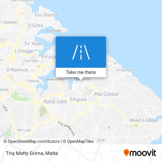 Triq Matty Grima map