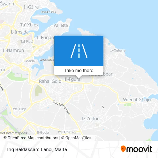 Triq Baldassare Lanci map