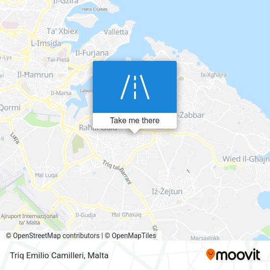 Triq Emilio Camilleri map