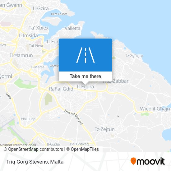 Triq Gorg Stevens map