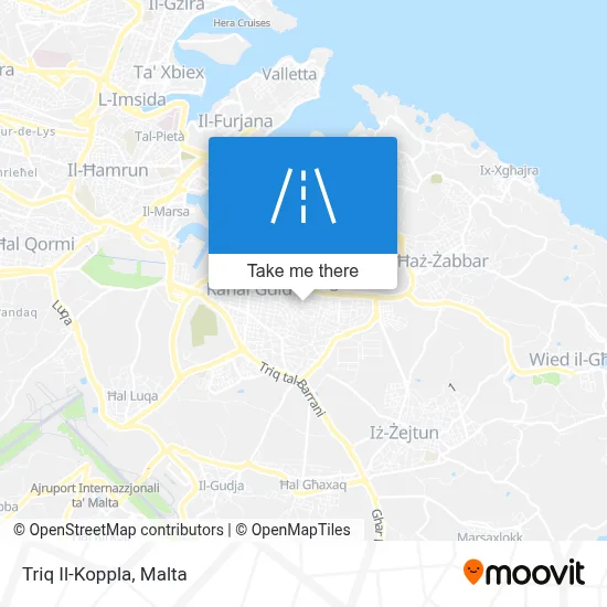 Triq Il-Koppla map