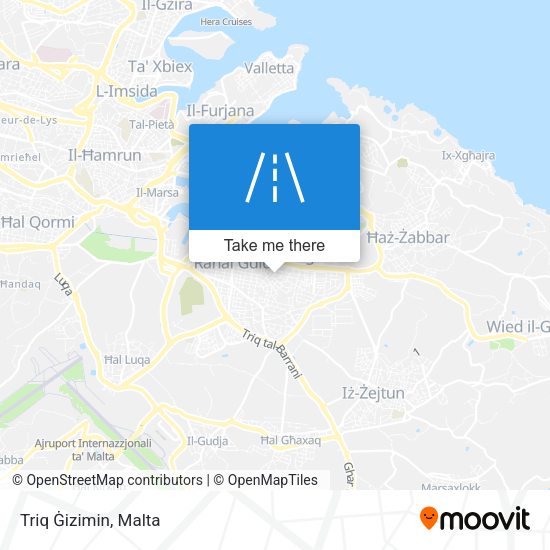 Triq Ġizimin map