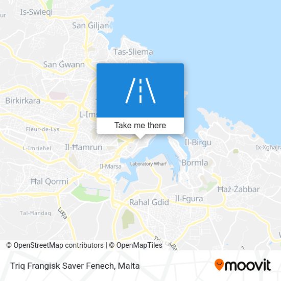 Triq Frangisk Saver Fenech map