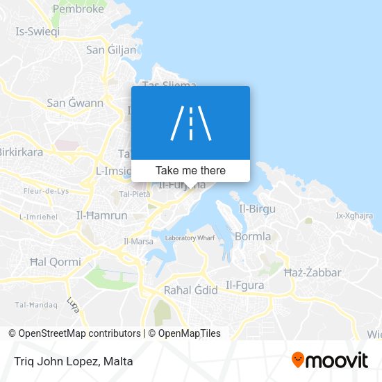 Triq John Lopez map