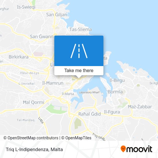 Triq L-Indipendenza map