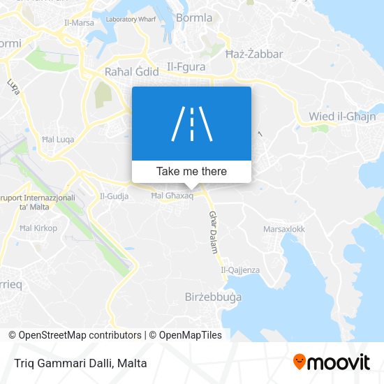 Triq Gammari Dalli map