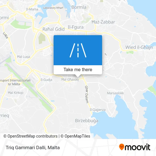 Triq Gammari Dalli map
