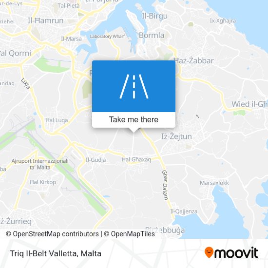 Triq Il-Belt Valletta map