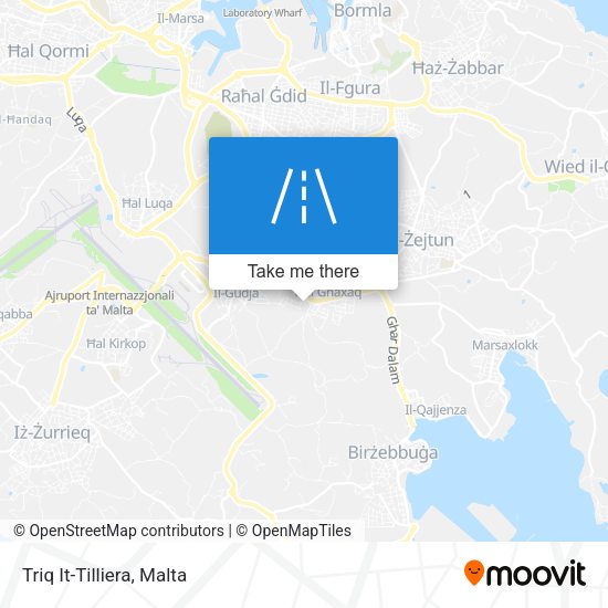 Triq It-Tilliera map