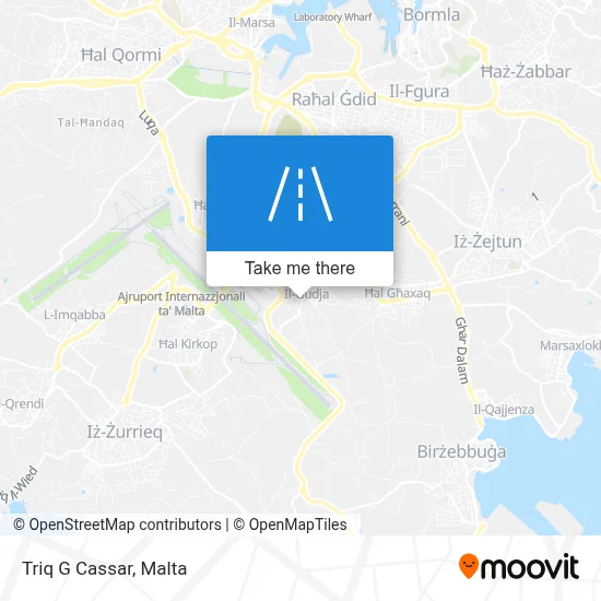Triq G Cassar map