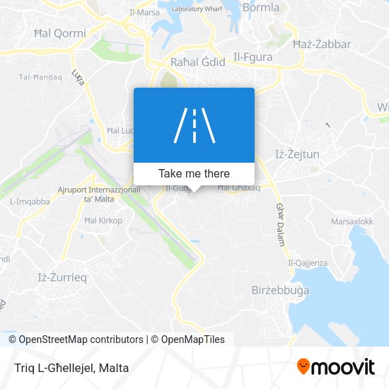 Triq L-Għellejel map