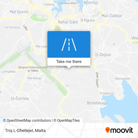 Triq L-Għellejel map