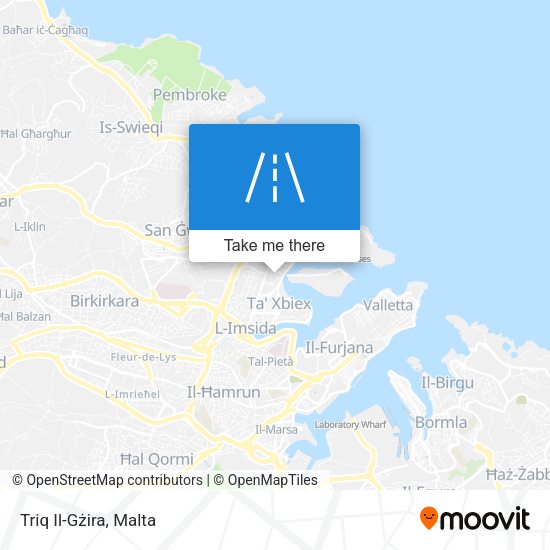 Triq Il-Gżira map