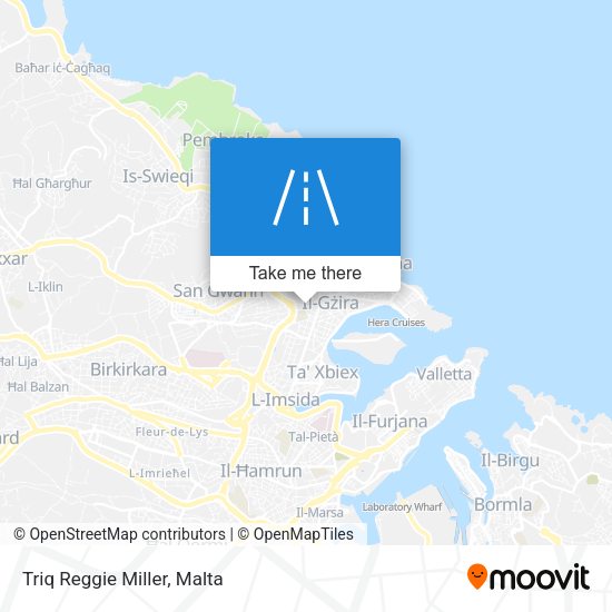 Triq Reggie Miller map