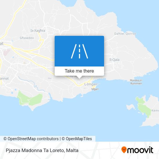 Pjazza Madonna Ta Loreto map