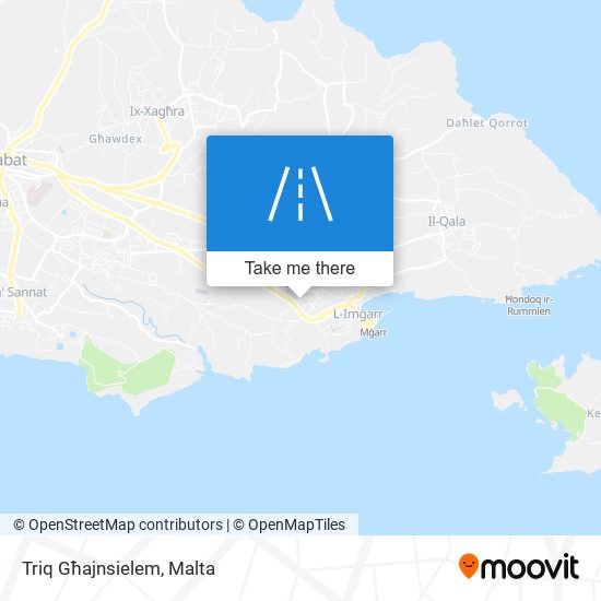 Triq Għajnsielem map