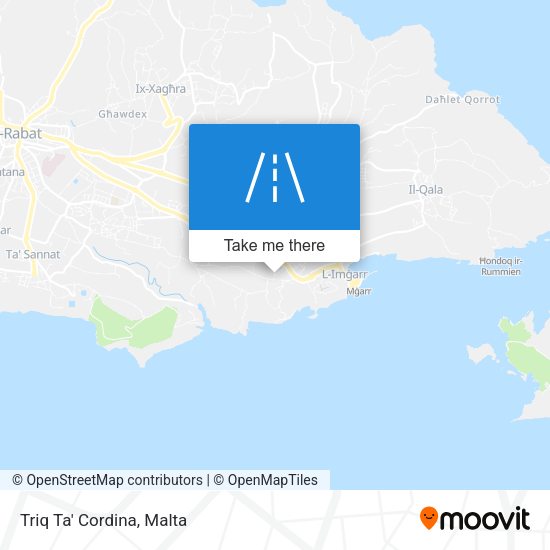 Triq Ta' Cordina map