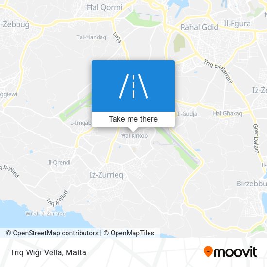Triq Wiġi Vella map
