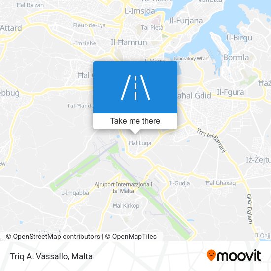 Triq A. Vassallo map