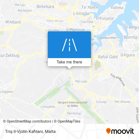 Triq Il-Vjolin Kaħlani map