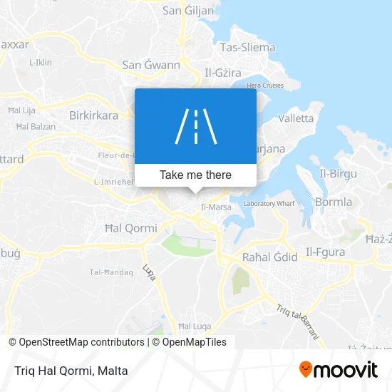 Triq Hal Qormi map