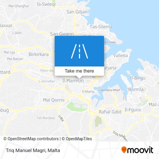Triq Manuel Magri map
