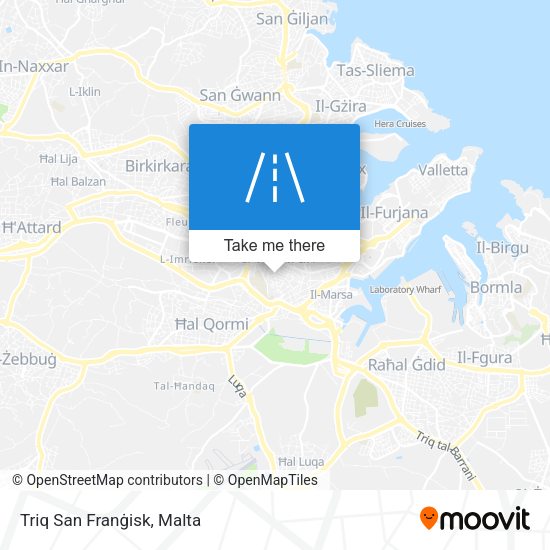 Triq San Franġisk map