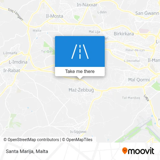 Santa Marija map