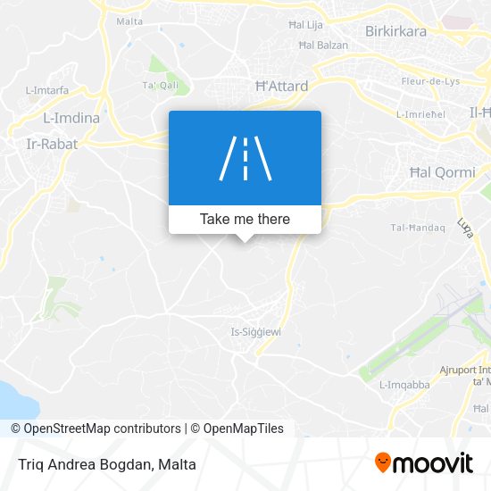 Triq Andrea Bogdan map