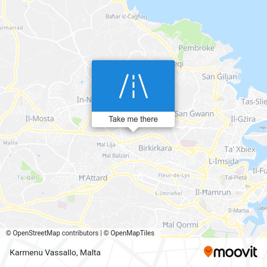 Karmenu Vassallo map