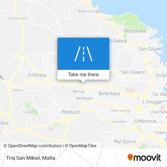 Triq San Mikiel map